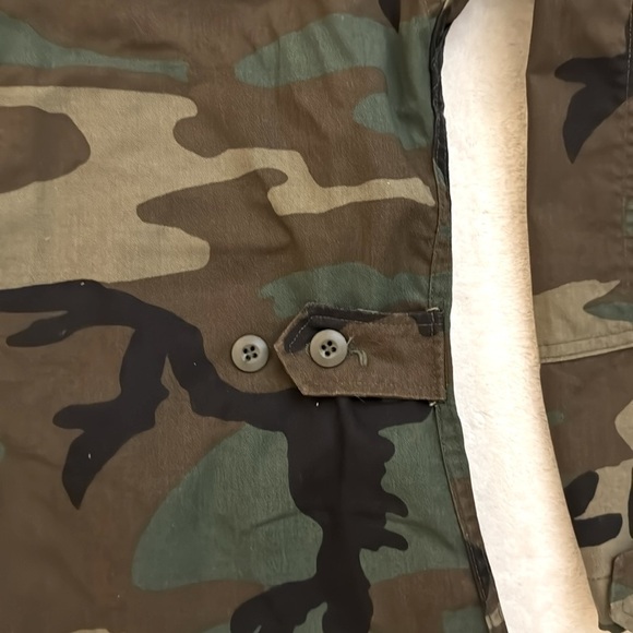 Vintage Military Woodland Combat Camo Coat - Picture 6 of 8